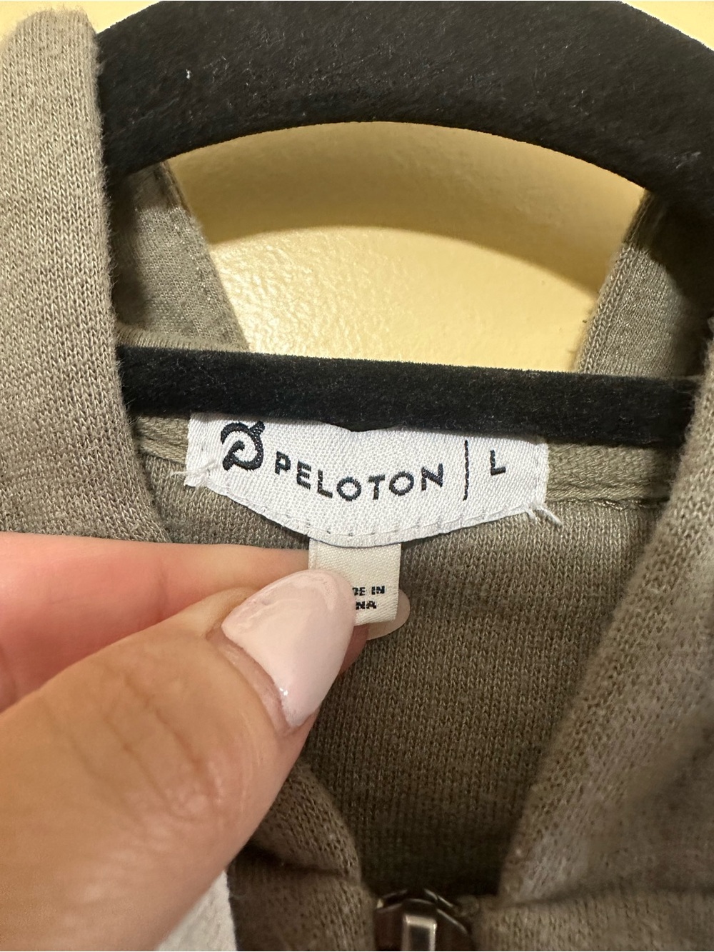 Peloton Ultimate Fleece Zip Hoodie Women L Green - Picture 4 of 7